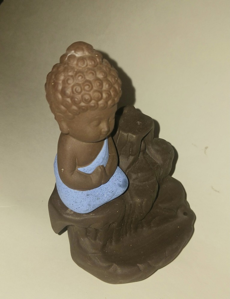 Baby Buddha Incense Holder Ceramic