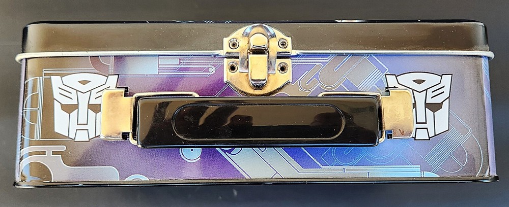 Hasbro 2014 Transformers Optimus Prime Tin Activity Lunch Box (EUC)