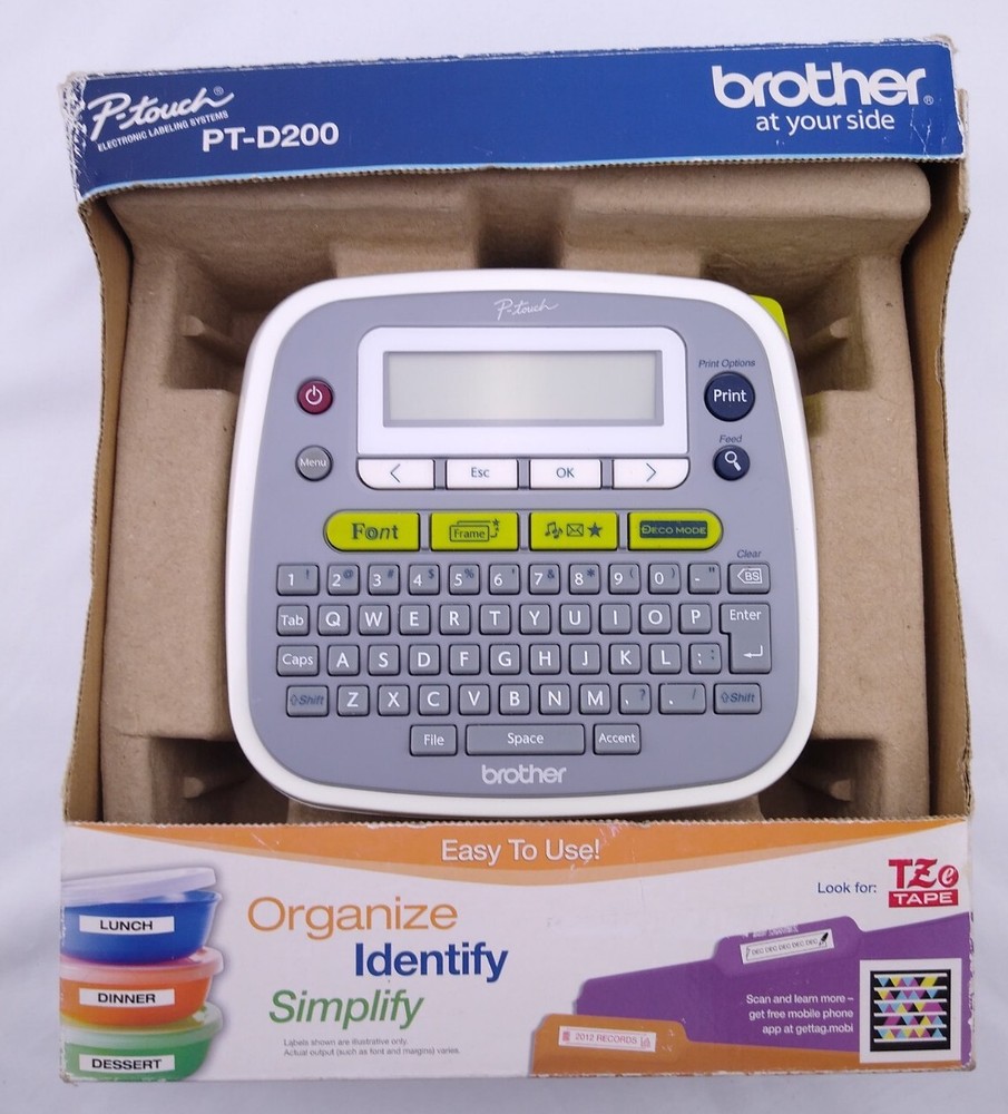 Brother Label Maker P-Touch PT-D200 Easy-To-Use