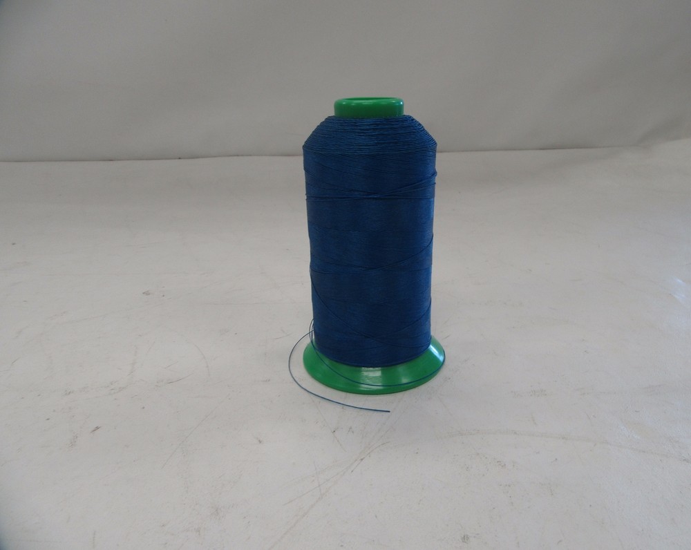 BELTING CORTICELLI UPHOLSTREY SEWING MACHINE THREAD SPOOL ROYAL BLUE