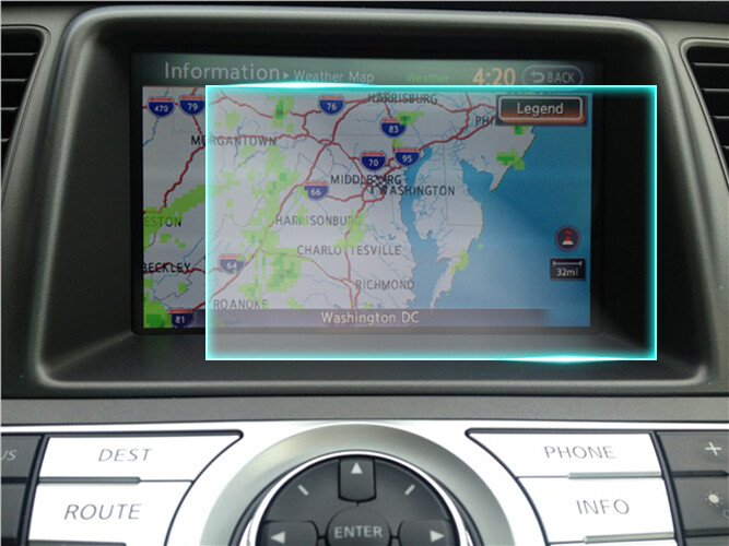 Crystal Clear Screen Protector for 2013 Nissan Murano Vehicle Navigation