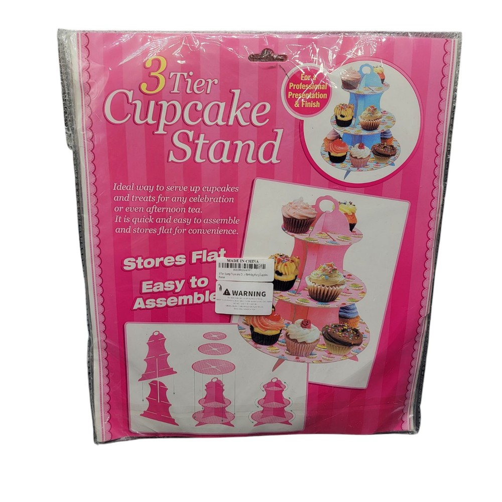 Dump Truck 3 Tier Cupcake Stand