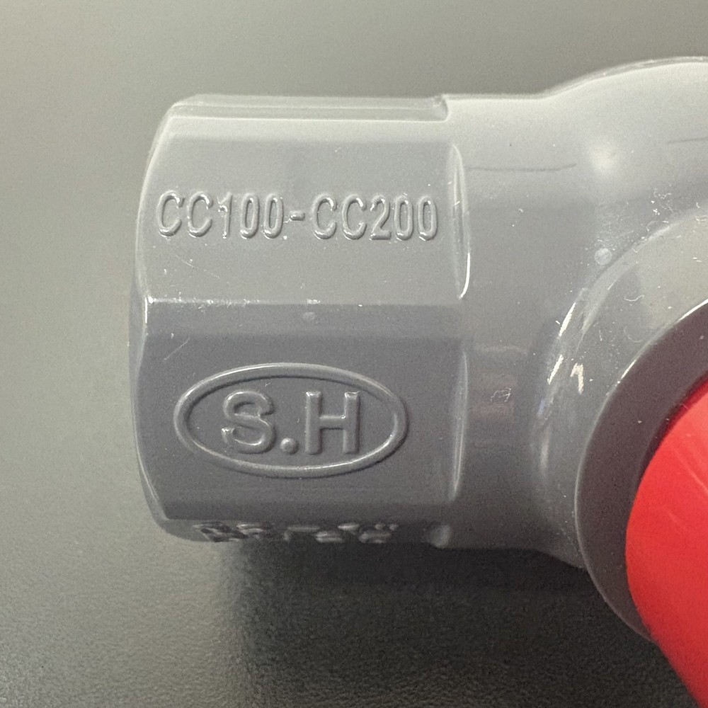 IPEX 1" PVC Socket Compact Ball Valve, Gray (New Open Box)