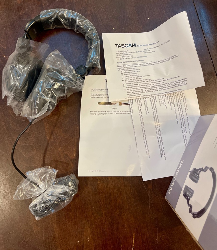 Tascam Studio Headphones TH-03