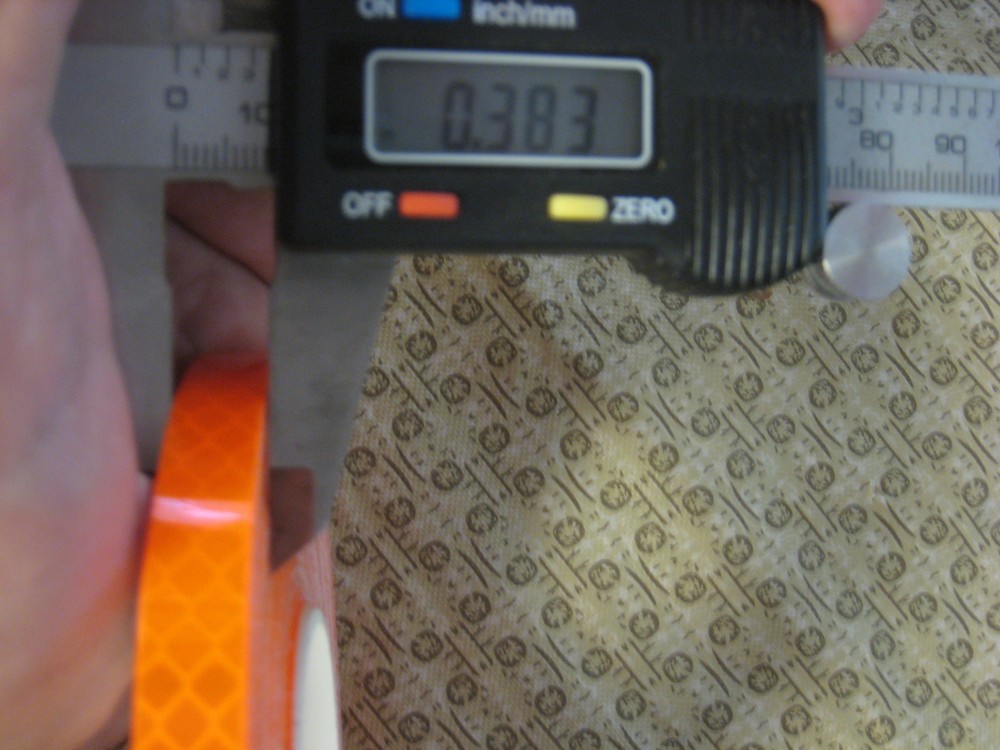 .38" x  50'  Roll ORANGE   REFLECTIVE CONSPICUITY TAPE