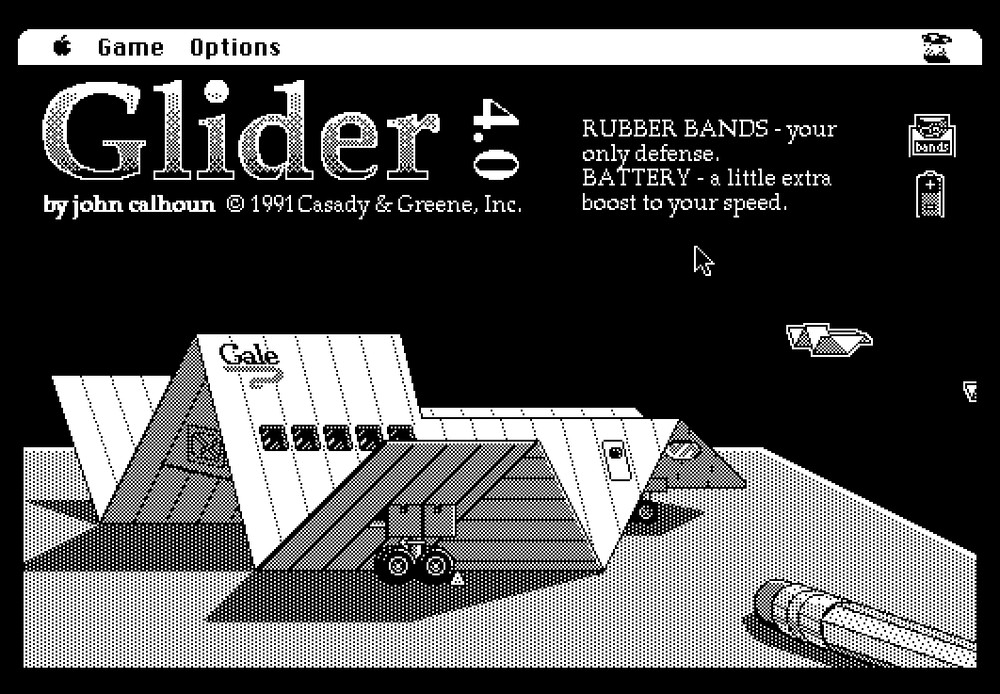 GLIDER: Apple II & Mac Versions on Floppy Disks: Retro / Vintage Software 🍎➕🍏