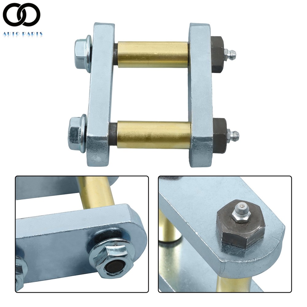 Heavy Duty Shackle Upgrade Kit Tandem Axle Pair 2.25" For MORryde UO12-016 12016