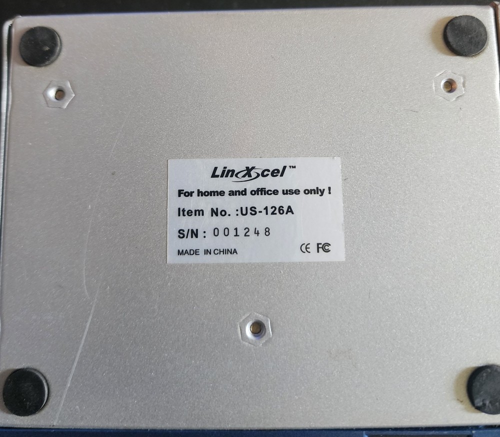 Lin X Cel 4 Port USB Switch Interface US-146A Linxcel