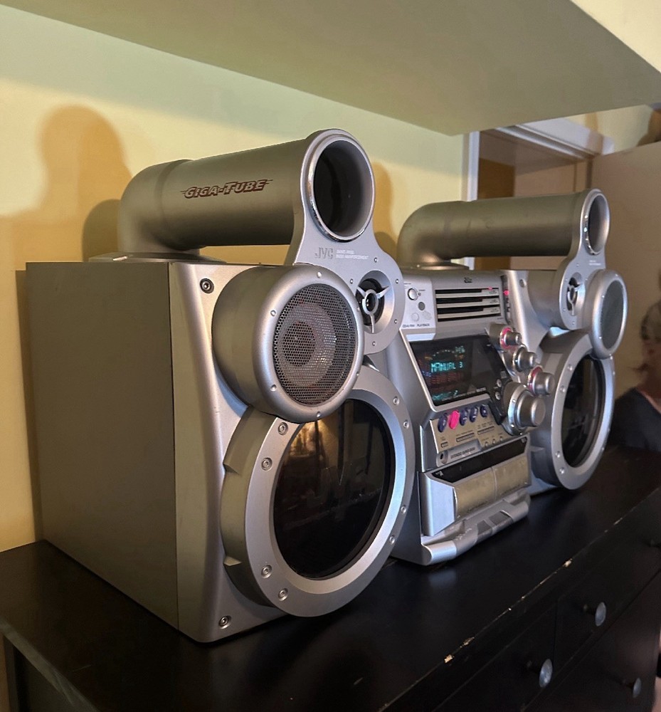 JVC Compact Stereo System MX-GT90 CD Dual Cassette Freshly Serviced Top Model🔥