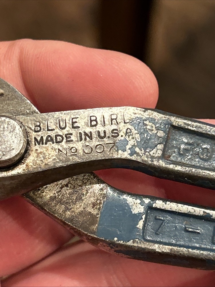 Bluebird 007 Tin Snips Cutting Scissors