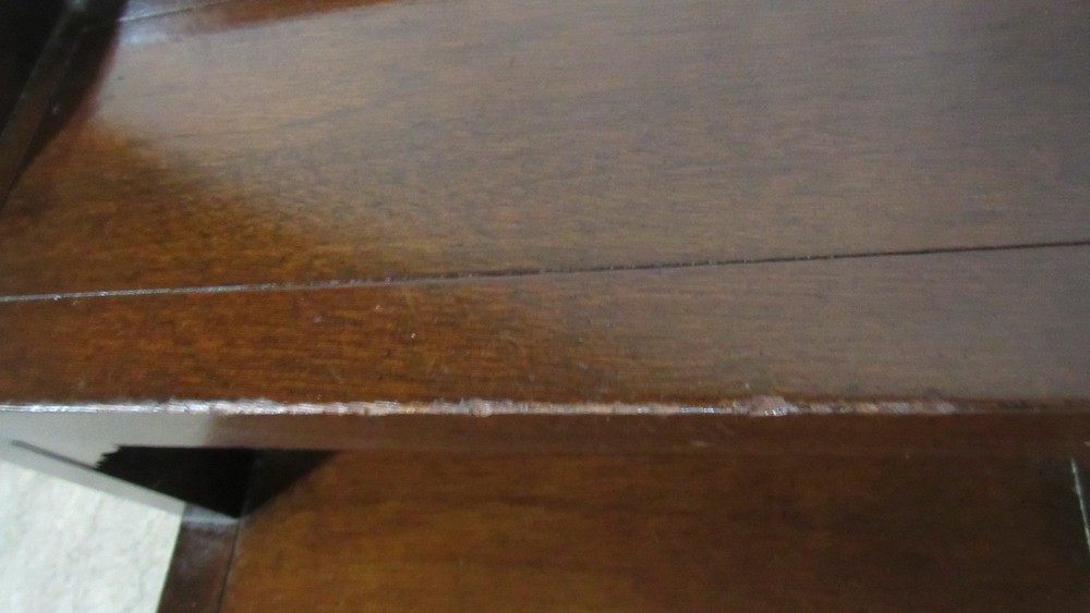 Drexel Bed Steps Stool Mahogany Chippendale