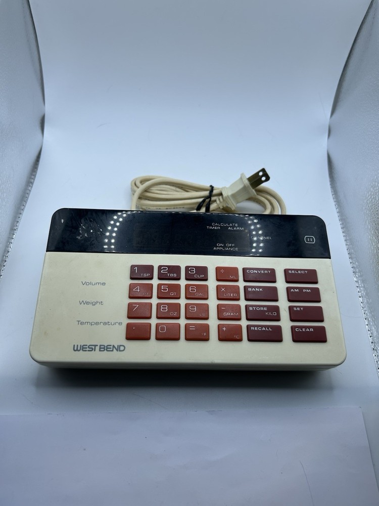 Vintage West Bend Kitchen Controller Mult-function Advanced Appliance - 40003
