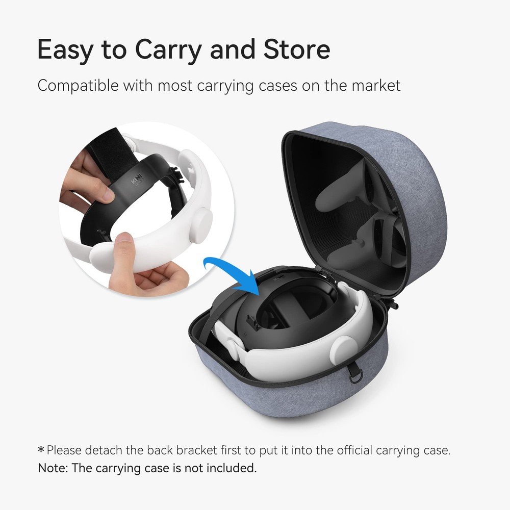 K2 Comfort Head Strap for Oculus/Meta Quest 2, Enhanced Support VR Accessory