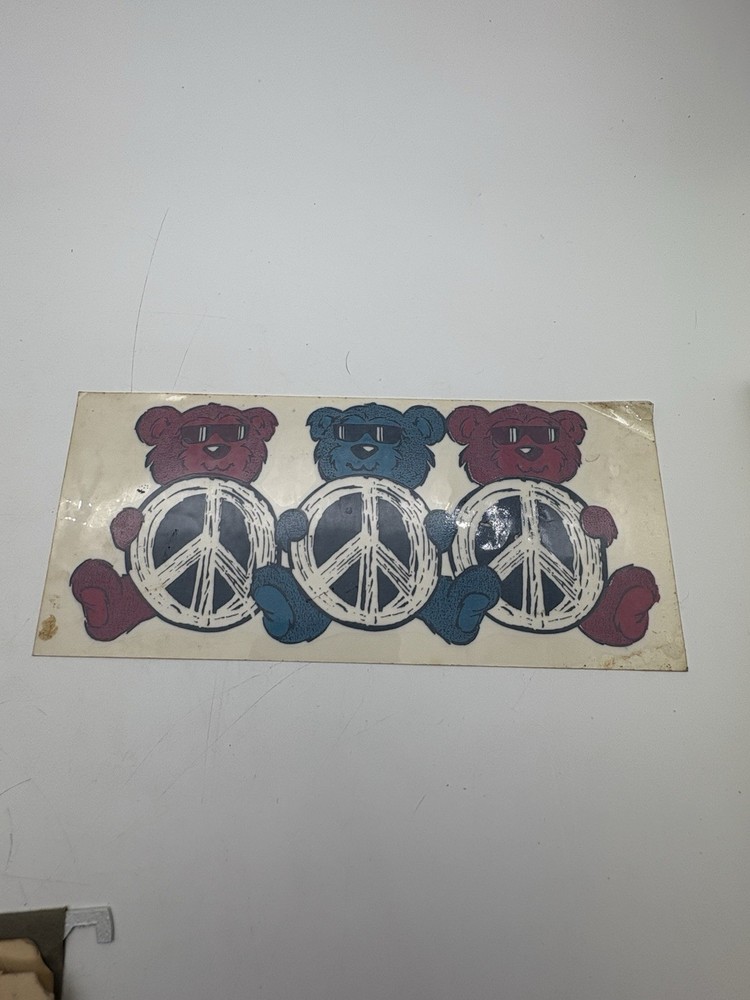 Grateful Dead - Peace Bears Bumper Sticker
