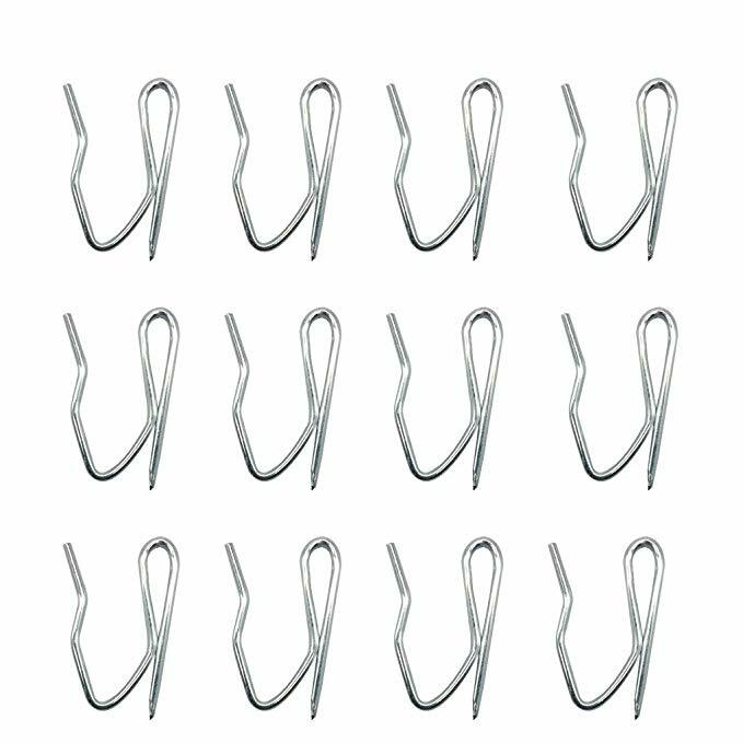 PIN ON DRAPERY HOOKS WITH POINTED TOP -  #550