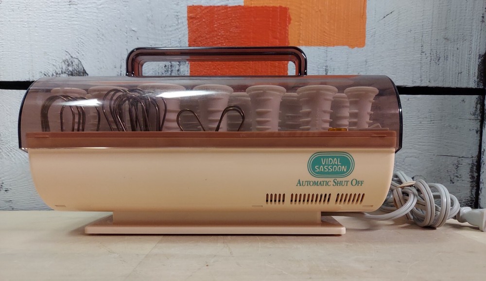 Vintage Vidal Sassoon Curlers Auto Shut Off TESTED