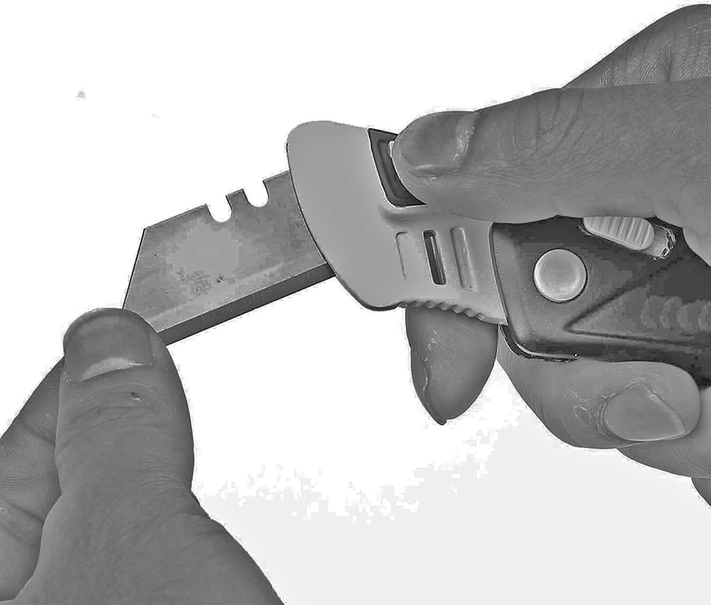 4-Pack Folding Utility Knife Box Cutter, Quick Change Blade with Lock Blade