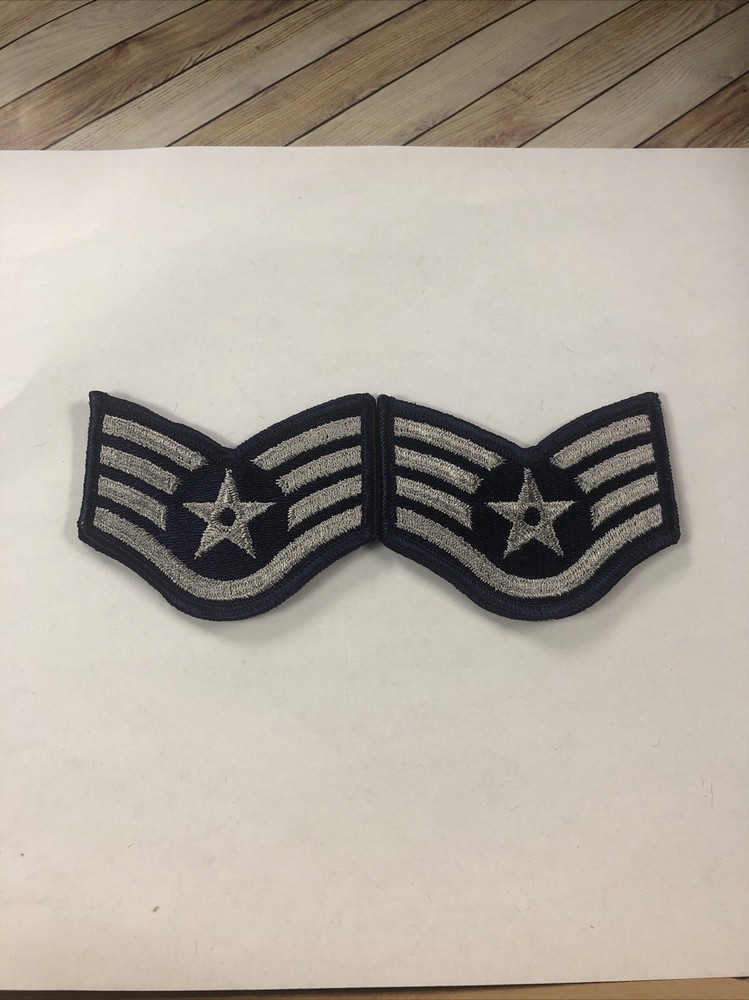 US Air Force Staff Sergeant Rank Patch Female