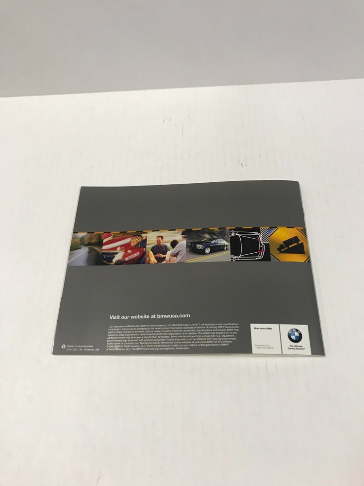 2002 BMW Safety Information Booklet