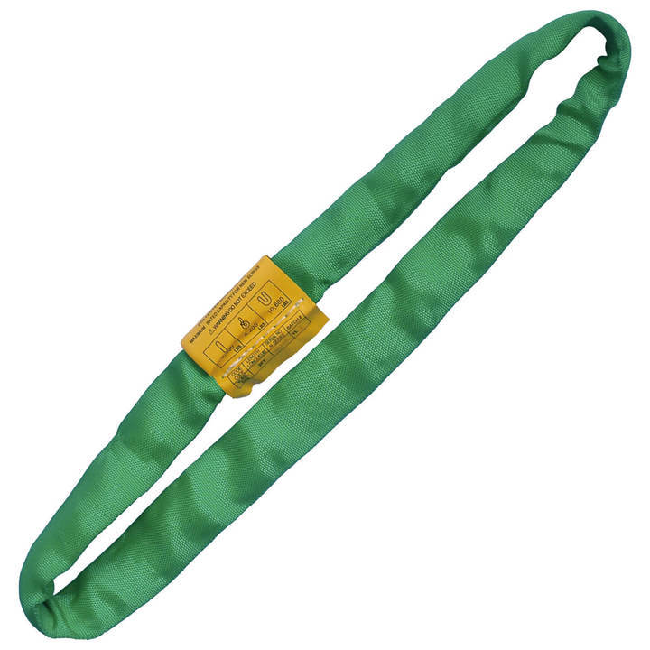 Endless Round Lifting Sling Heavy Duty Polyester Green 16'