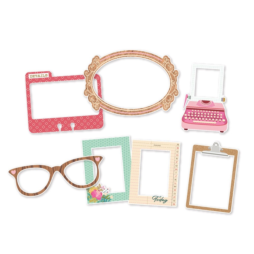 Noteworthy Chipboard Frames-6/Pkg - NTW21325