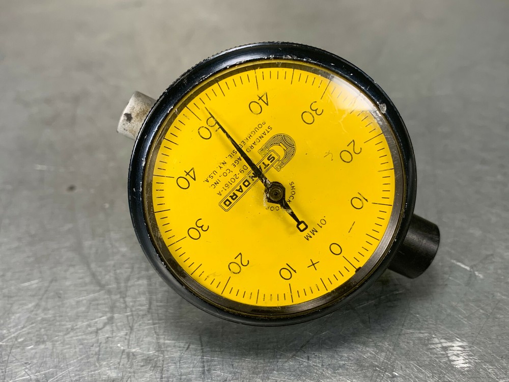 Standard D9-20161-A Dial Indicator .01mm Resolution Cal. due 4/20