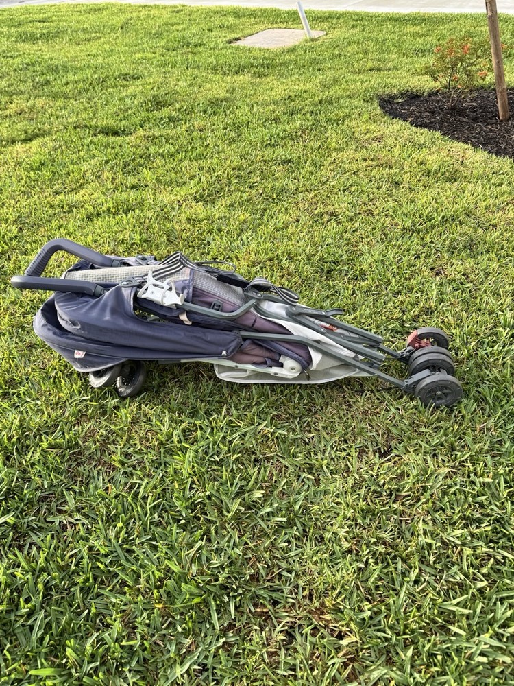 MacLaren Mark 2 Lightweight Umbrella Stroller - Blue/Silver
