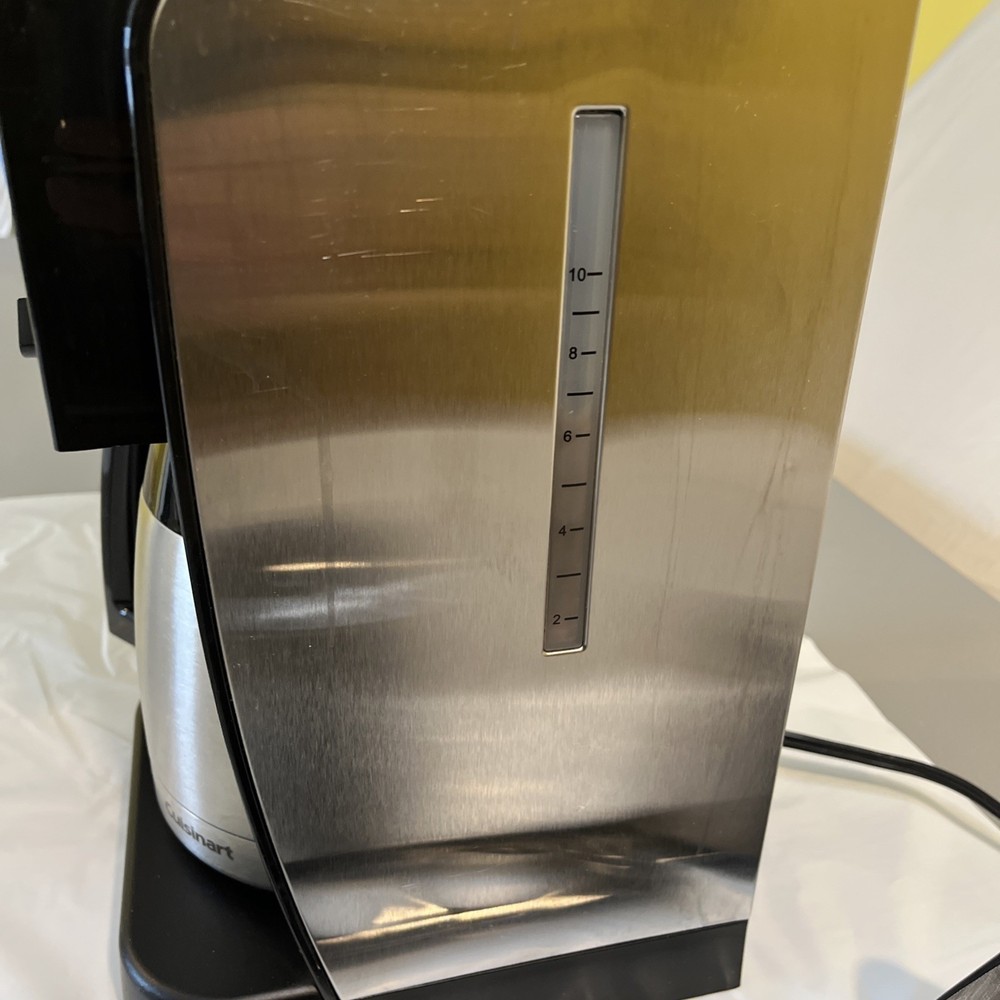 Cuisinart DCC-2750 Extreme Brew 12-Cup Programmable Coffee Maker Silver & Black