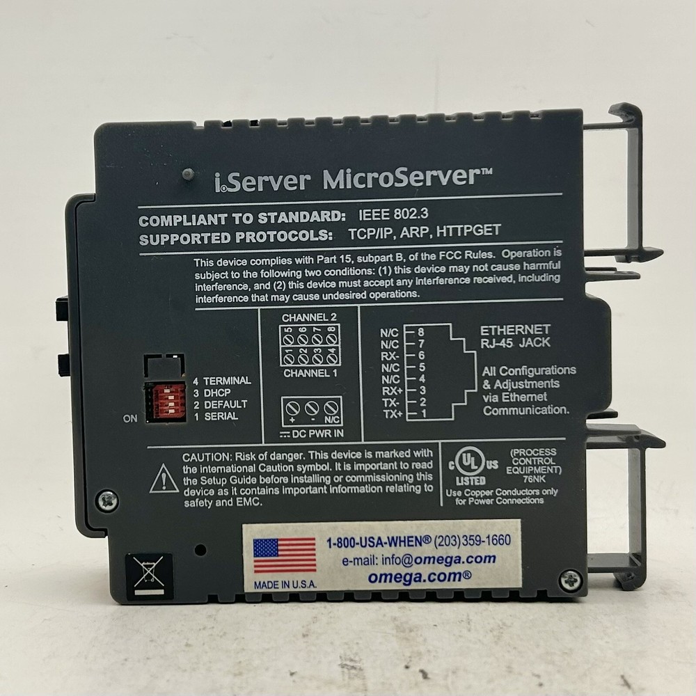 Omega Engineering EIS-2B iServer MicroServer Signal Controller