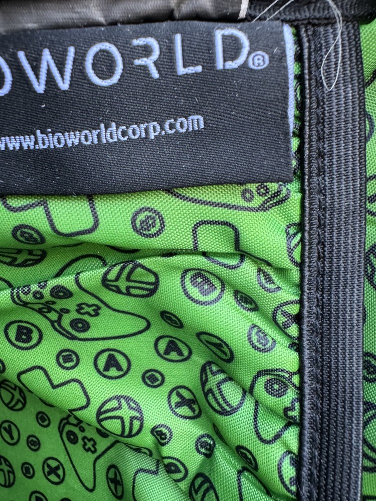 Bioworld 2019 Microsoft Xbox Backpack Black Green