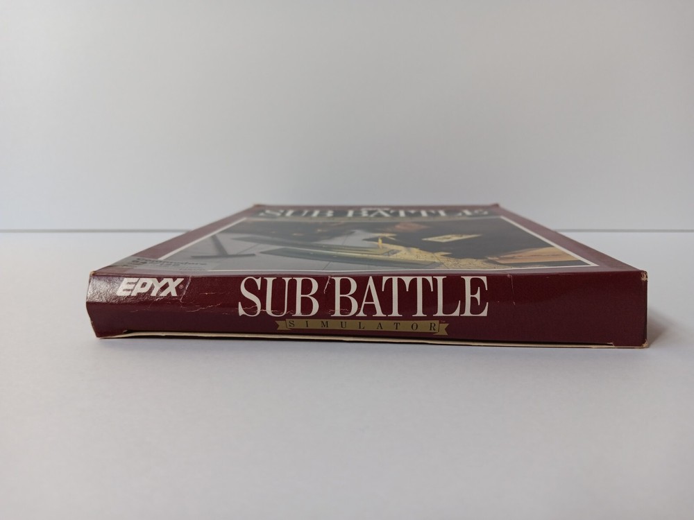Commodore 64/128 Sub Battle Simulator Computer Game Software Tested/Works