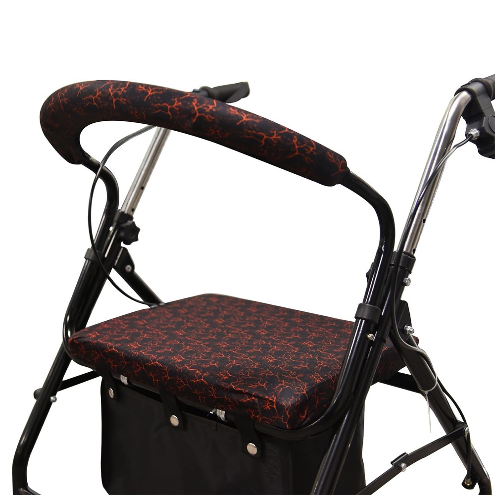 Rollator Walker Seat & Backrest Rollbar Covers Set - Adjustable Starry Star