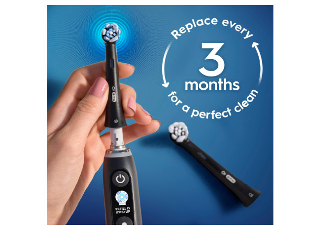 Oral-B iO Ultimate Clean Replacement Brush Heads, 4 Count