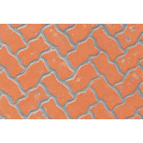 JTT Patterned Plastic Interlocking Paving Stone - HO Scale Model Railroad