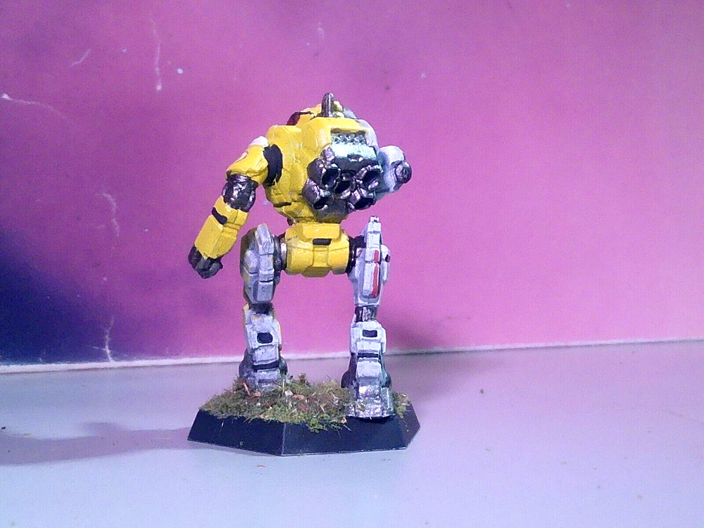 BATTLETECH STARSLAYER MECH [DAVION DAWN GUARD] (CATALYST, PLASTIC, PAINTED)