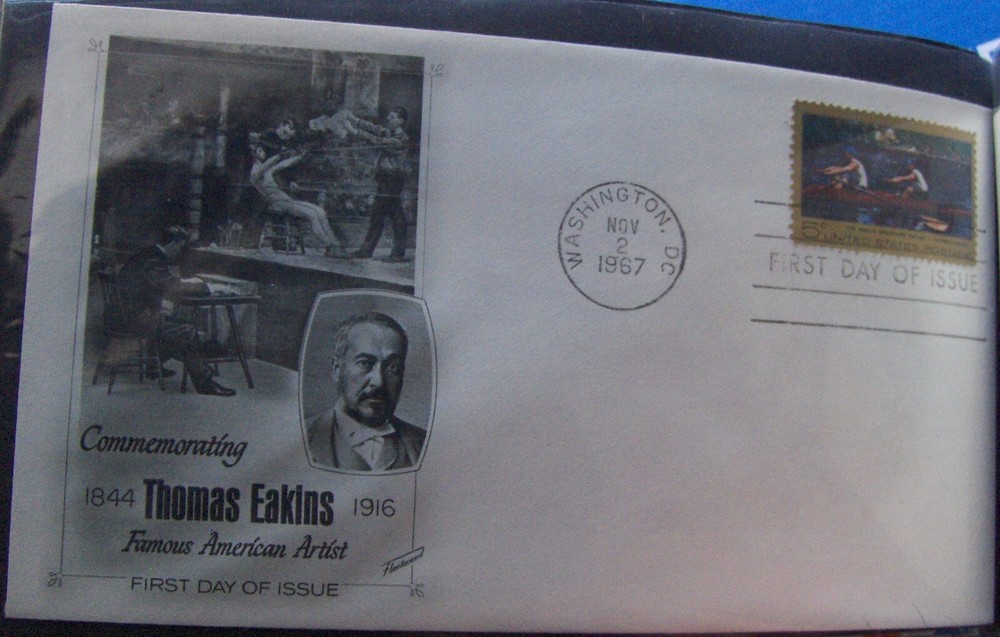 US FDC COMMEMORATING THOMAS EAKINS. Washington DC 1967.