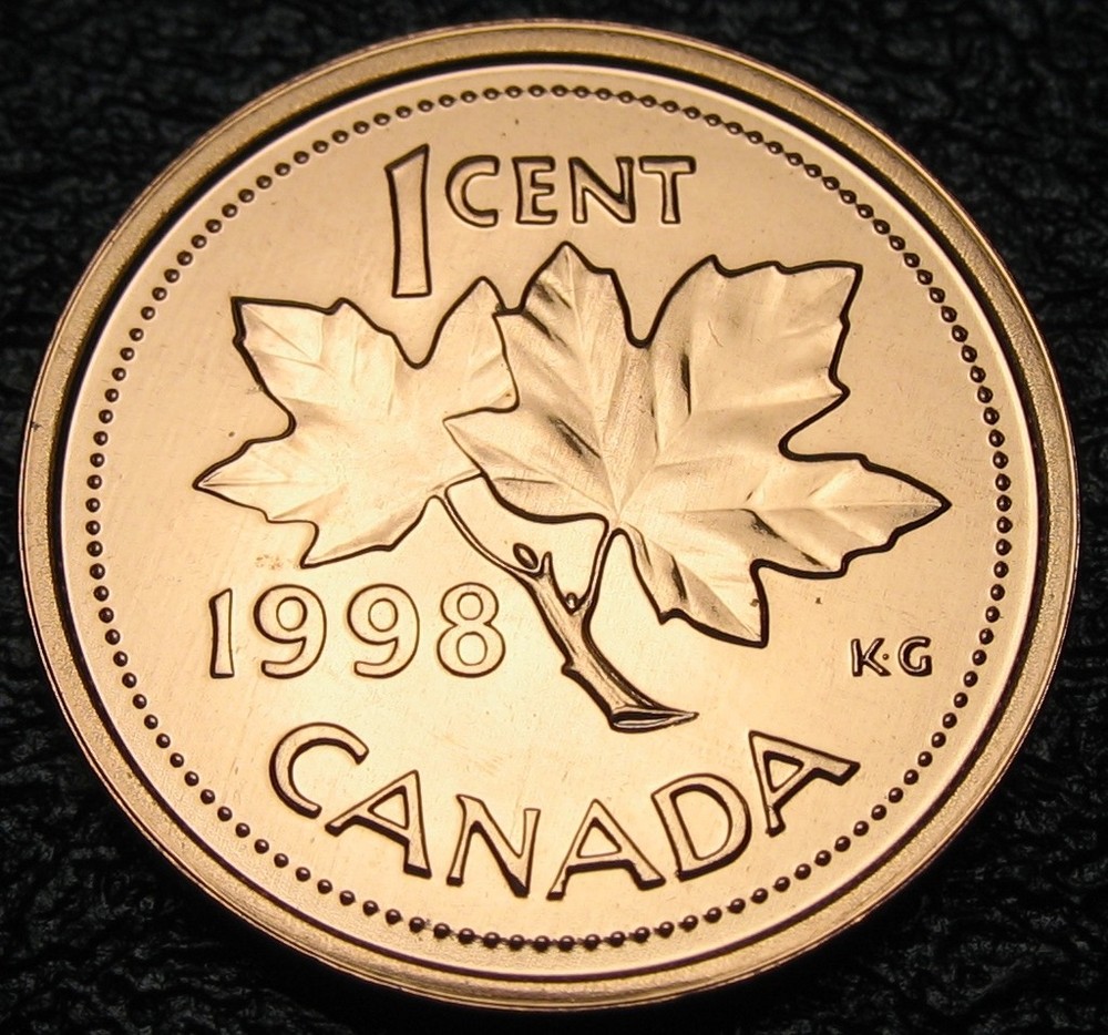 Canada 1998-w 1-cent NBU (Proof-Like)