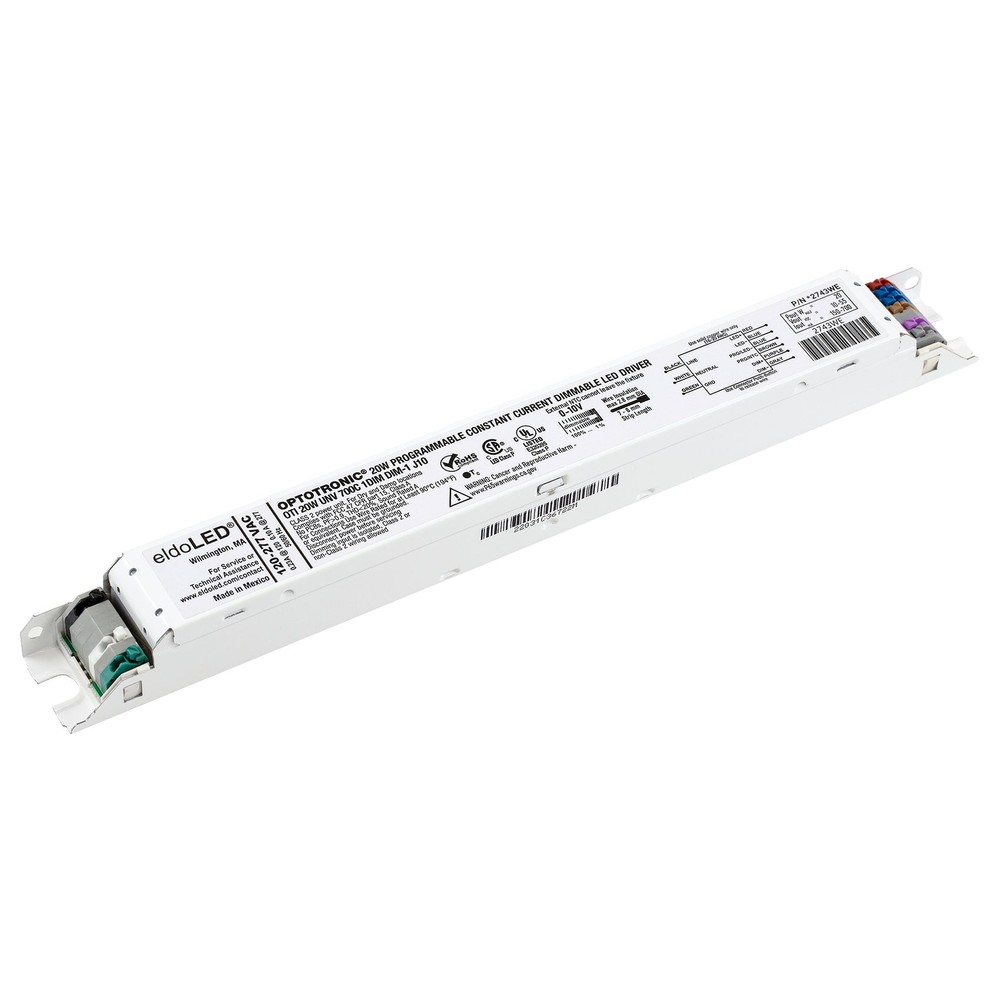 eldoLED *2743WE OPTOTRONIC 20W Constant 0-10V Dimmable LED Driver (Osram 57431)