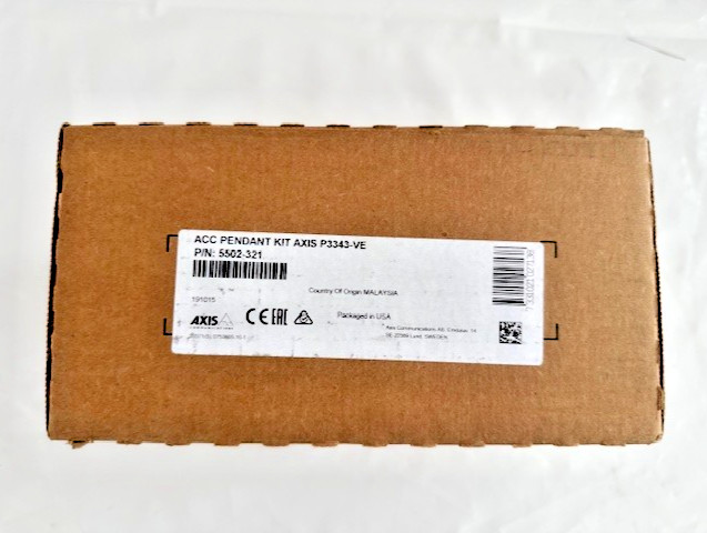 Axis P3343-VE Network Camera Pendant Kit 5502-321