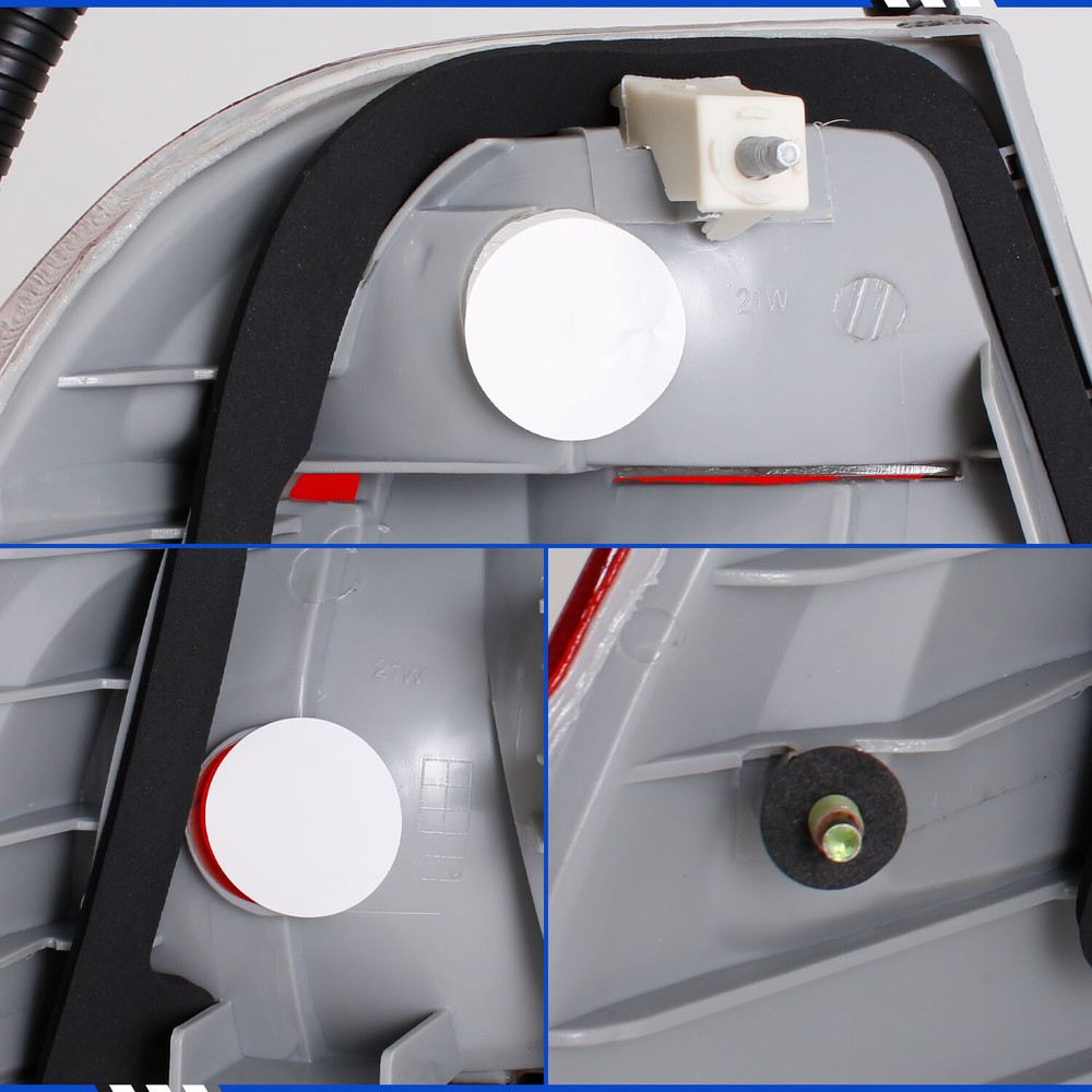 1999 2000 2001 BMW E46 3-Series 4Dr Sedan Crystal Red Replacement Tail Lights