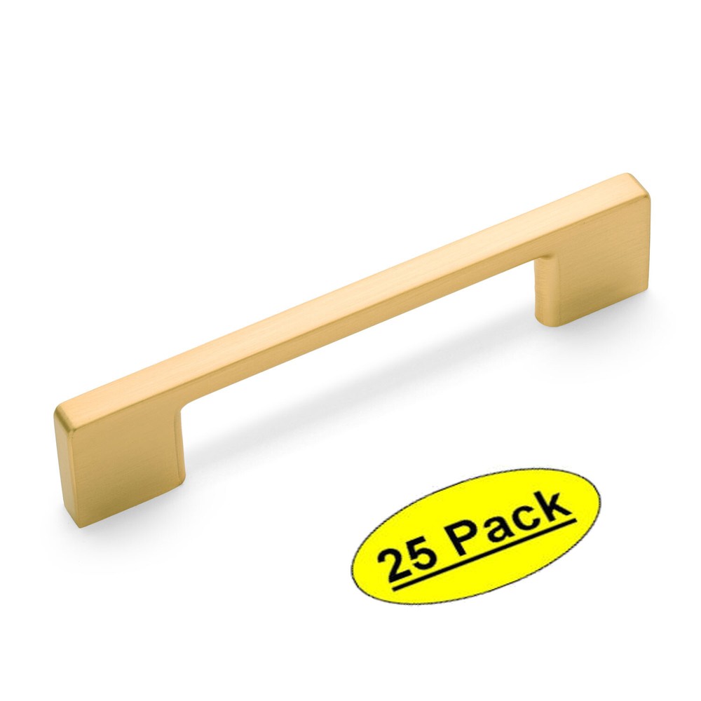 *25 Pack* Cosmas Cabinet Hardware Brushed Gold Modern Handle Pull #11244-96BG