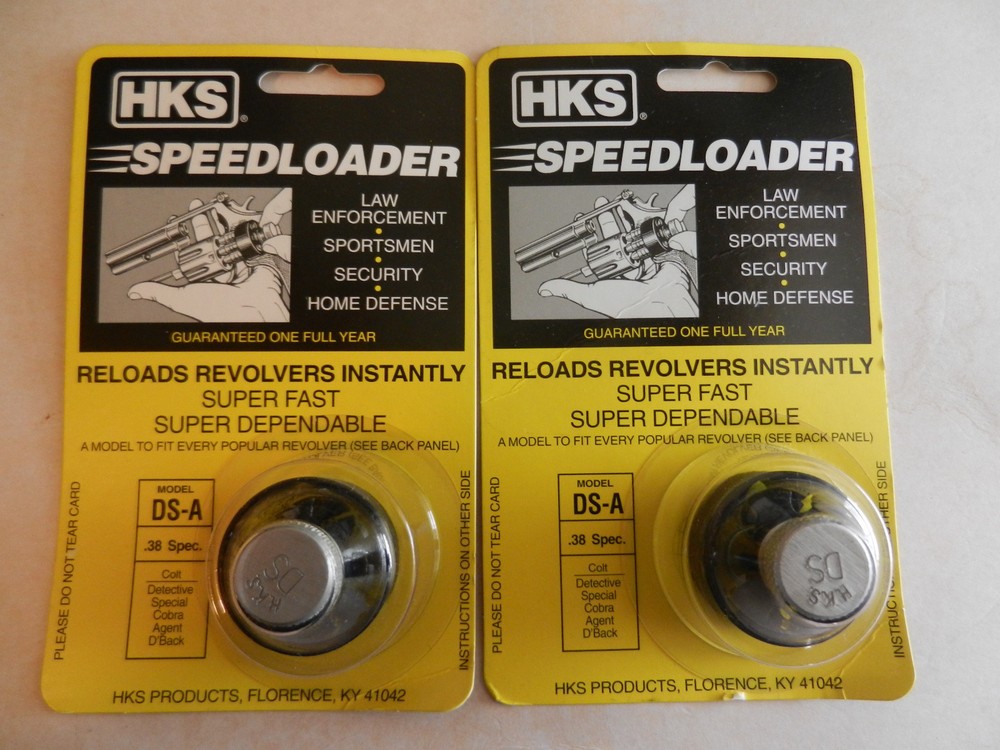 HKS Speedloader; DS-A; 6-Shot; 38 Spec; 2 Pack; Fast & Dependable