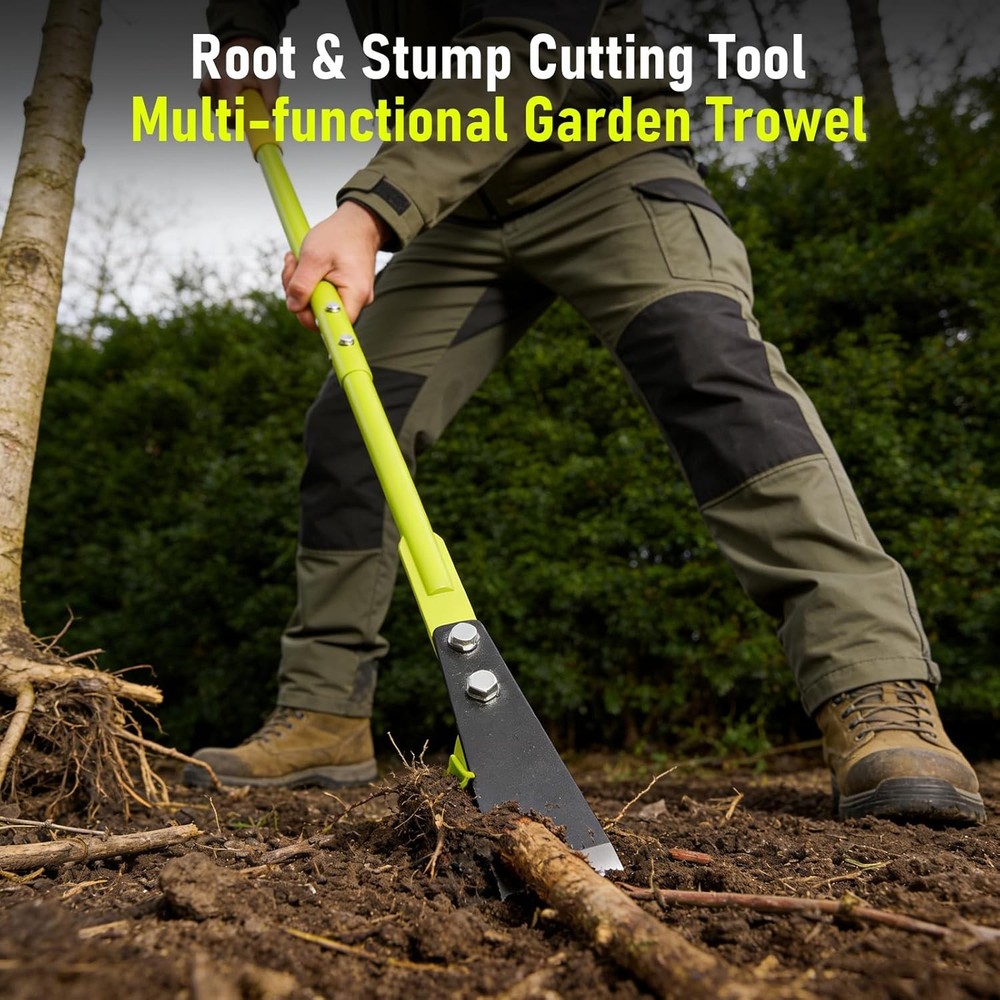 Effortless Puller&Root Cutting Tool,Tree Puller Tool for Easy Shrub Root Removal
