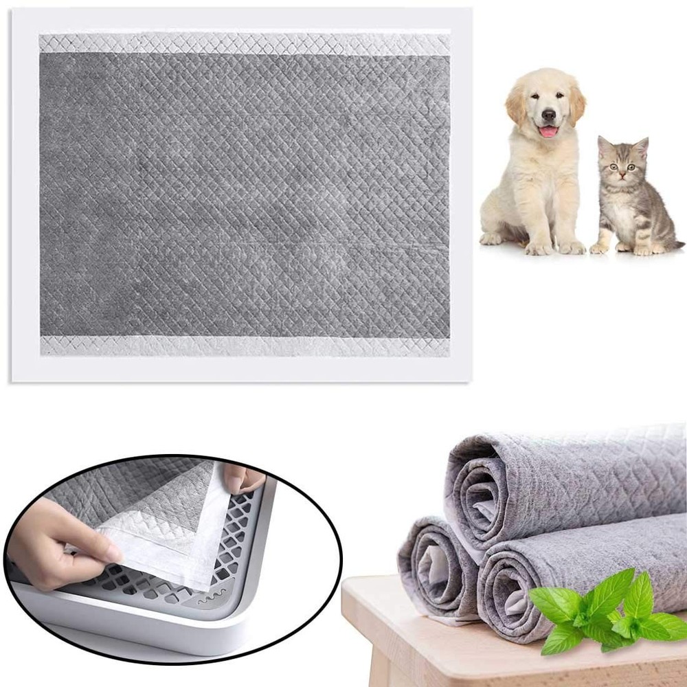 Disposable Rabbit Pee Pads - 50PCS Absorbent Cage Liners for Small Pets