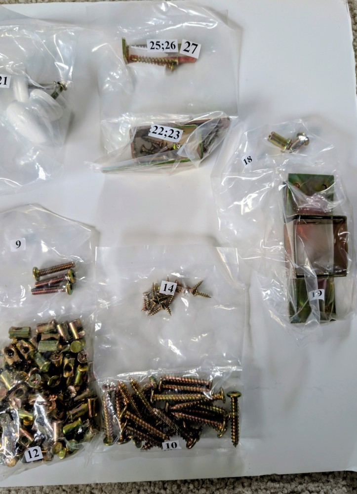 Hardware Kit For Crib, Bed Frame, Bunk Bed