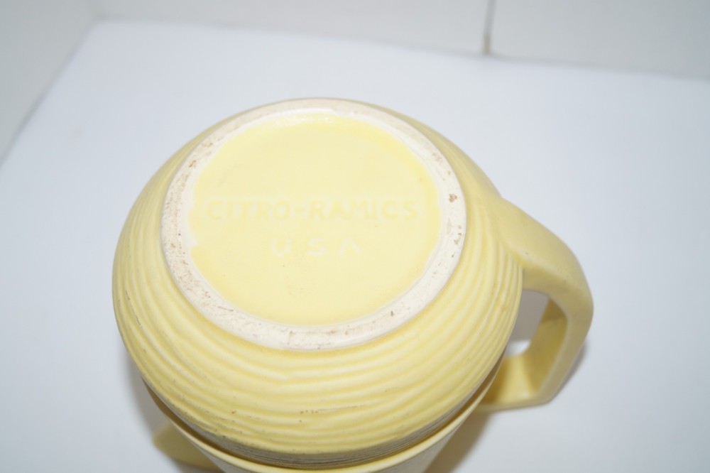 CITRO RAMICS McCOY PITCHER YELLOW RARE