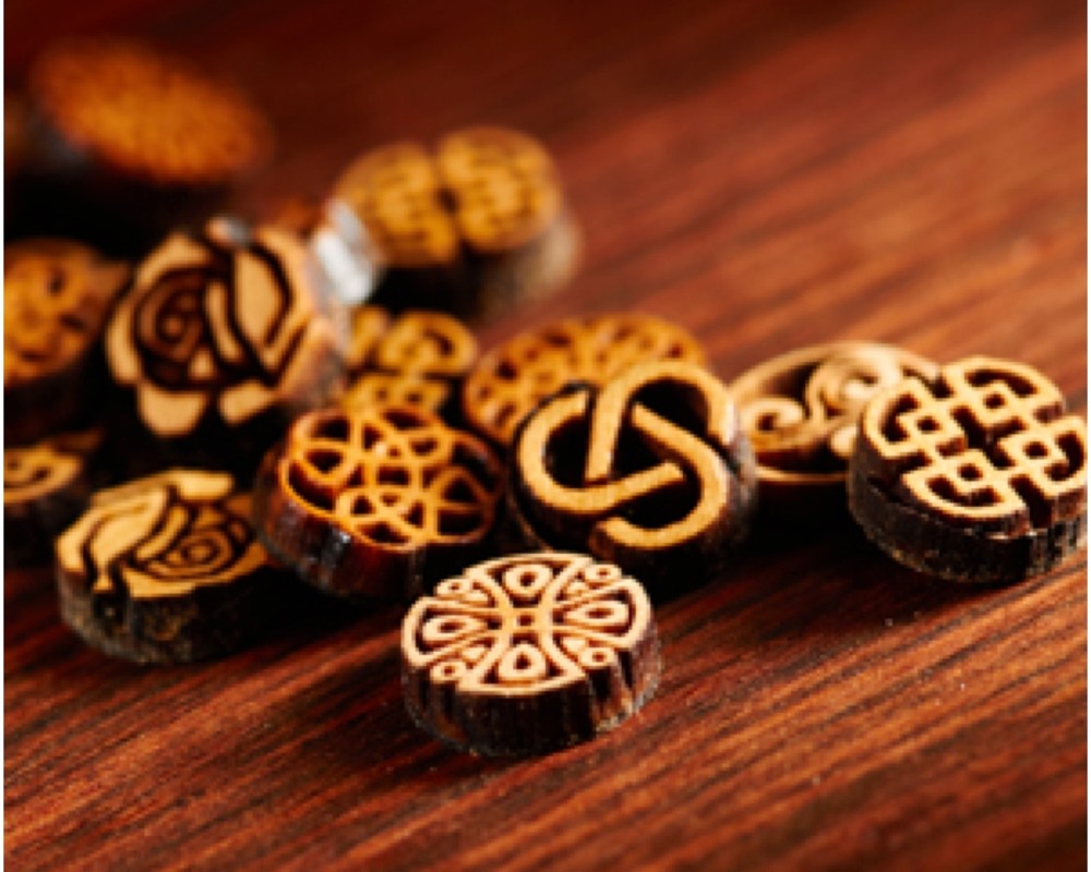 Fretboard Position Markers (10) "Celtic Square"