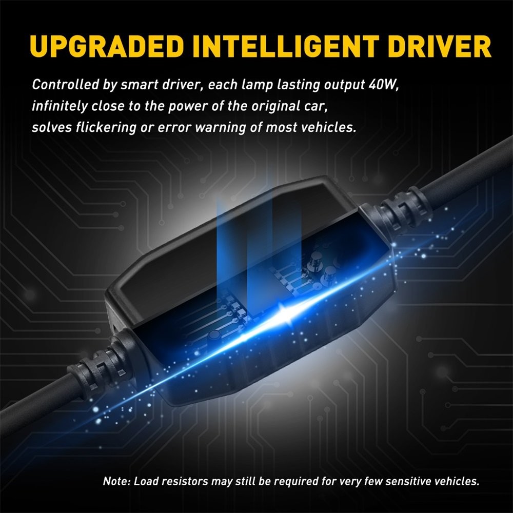 80000LM H11 LED Headlight Bulb Conversion Kit Low Beam White Bright 6500K A