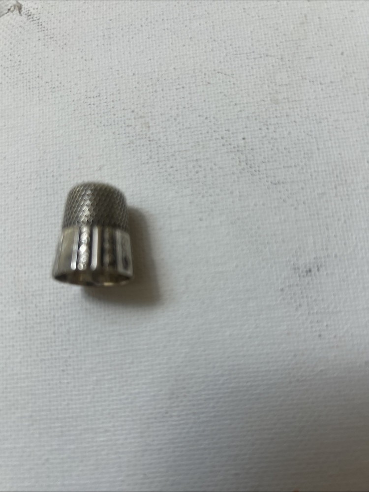 Vintage Antique Thimble Sterling