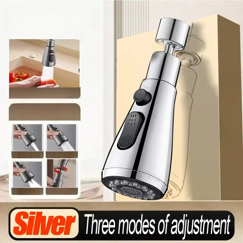 360° Rotating Faucet Extender Aerator for Kitchen Sink Splash Filter Nozzle